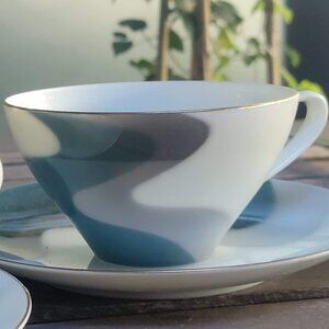 s/2 vintage rare Noritake teacups/saucers